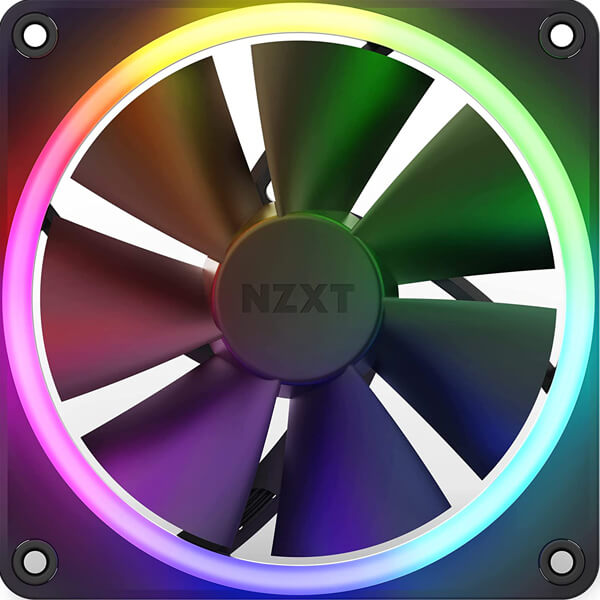 Nzxt F120 RGB 120mm Black Cabinet Fan with RGB Controller (Triple Pack)